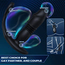 Jack 3 -Thrusting & 12 -Vibrating Cock Rings Prostate Massager - xbelo