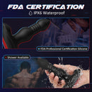 INVADER 3 Thrusting 10 Vibrations Anal Plug with Remote Controller