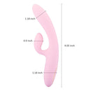 Heating Handheld Massager Vibrator-Pink - xbelo