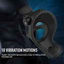 2 IN 1 Balls Dense Tickler Penis Cock Ring - xbelo