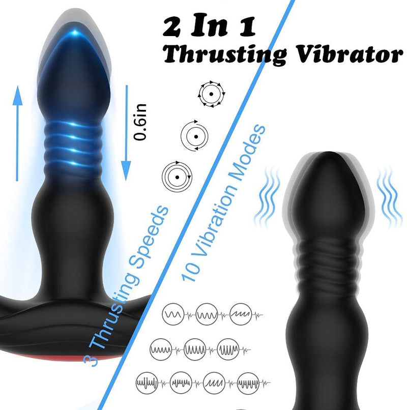 10 Vibration Modes Prostate Massager Anal Vibrator - xbelo