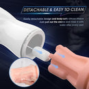 Blowjob Mens Hands Free Adult Oral Sex Toys with 7 Vibration and Suction - xbelo