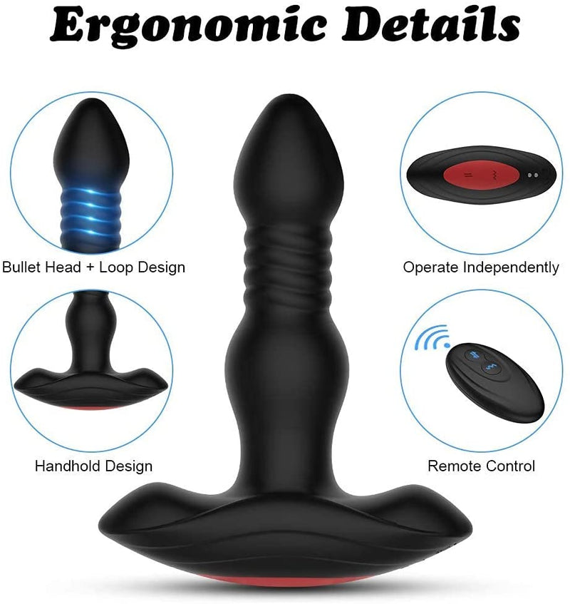 10 Vibration Modes Prostate Massager Anal Vibrator - xbelo