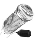 Automatic Suction and Vibrating Elastic Transparent Masturbator - xbelo