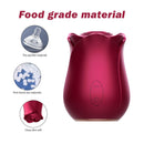 Magnetic Charging Rose Toy Sucking Vibrator - xbelo