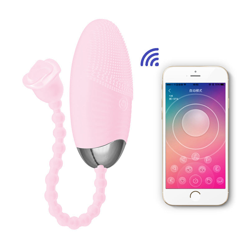 Phone Remote Control Rose Clitoral Vibrator - xbelo