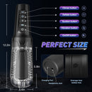 10 Vibration Modes 4 Vacuum Suction Automatic Masturbator - xbelo