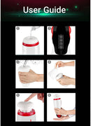 Penis Blowjob Automatic Male Masturbator Cup with Women Moans - xbelo