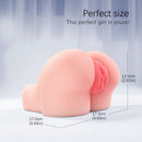 3D Pussy Ass Masturbator With Virgin Vagina And Anal Stroker - xbelo