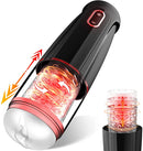 Trainer Rotating & Thrusting Hands free Masturbator - Red Black - xbelo