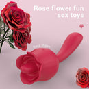 Rose Tongue Vibrator With Handle - xbelo