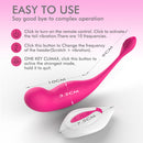 Dual G-Spot Clit Stimulator Remote Control 10 Powerful Mode - xbelo