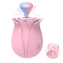 Multicolor Rose Vibrator With 10 Sucking Modes - xbelo