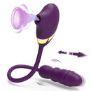 ALFA Sucking Vibrator Thursting Dildo Plug - xbelo