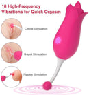 2 in 1 Licking & High-Frequency Clitoral Vibrator - xbelo