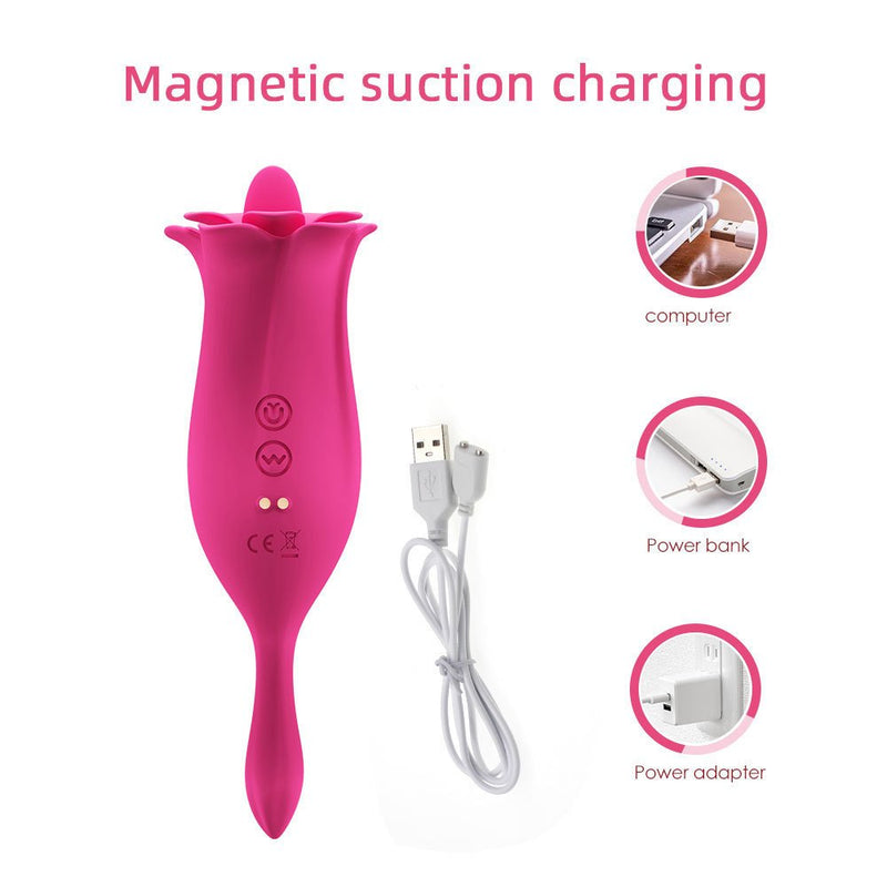 Lily Vibrator Tongue Licking Vibrator - xbelo