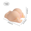 Portable Male Masturbator Plump Butt Kneeling Doll 6.17lb - Lilitha - xbelo
