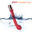 10 Powerful Vibration G-Spot Vibrat Massager with LED Light in Pink Red - xbelo