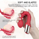10 Powerful Vibration G-Spot Vibrat Massager with LED Light in Pink Red - xbelo