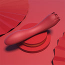 Medical Silicone Rose Toy With 10 Modes (red) - xbelo