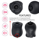 Rends Rose Toy Tongue & Sucking Vibrator - xbelo