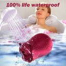 Magnetic Charging Rose Toy Sucking Vibrator - xbelo