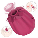 Rose Sucking Vibrator With Heart Shaped Button - xbelo
